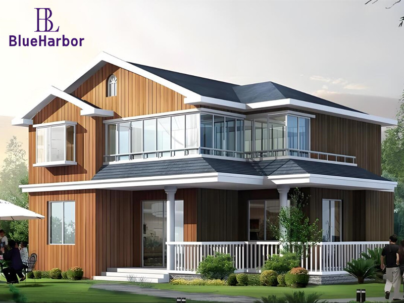 Self-supporting Steel Structures Prefab Steel House 60-80 Years Lifespan Clear-span Design and CE/Australian/Canada Standards