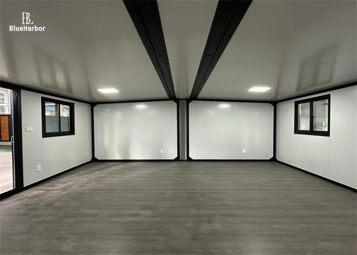Staal / aluminium dubbele vleugel uitbreidbaar prefab huis voor woonruimte makkelijk en snel te installeren uitbreidbaar van 18 tot 60 vierkante meter