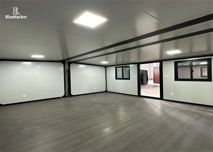 Staal / aluminium dubbele vleugel uitbreidbaar prefab huis voor woonruimte makkelijk en snel te installeren uitbreidbaar van 18 tot 60 vierkante meter