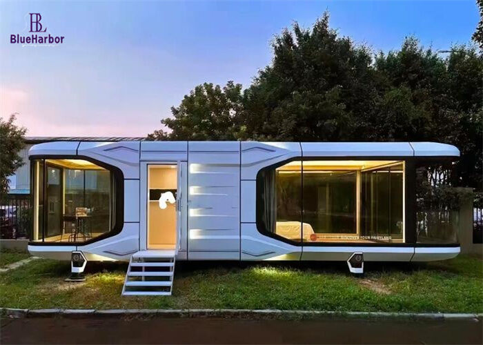 11.5×3.3×3.3 meters Space Capsule House with Smart Home Integration and Aerospace-Grade Aluminum Construction