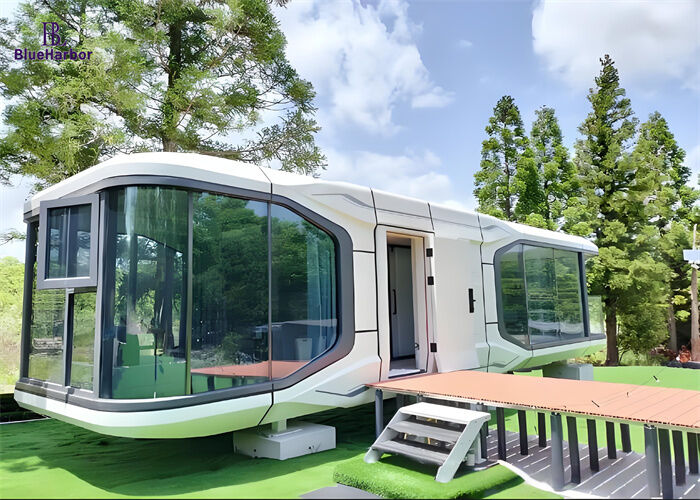 11.5×3.3×3.3 meters Space Capsule House with Smart Home Integration and Aerospace-Grade Aluminum Construction