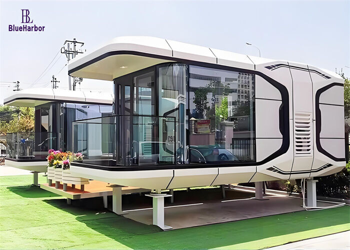 Space Capsule House with Integrated Wi-Fi And Smart Home Connectivity Featuring Fluorocarbon Aviation Aluminum Alloy Shell and Customizable Layout